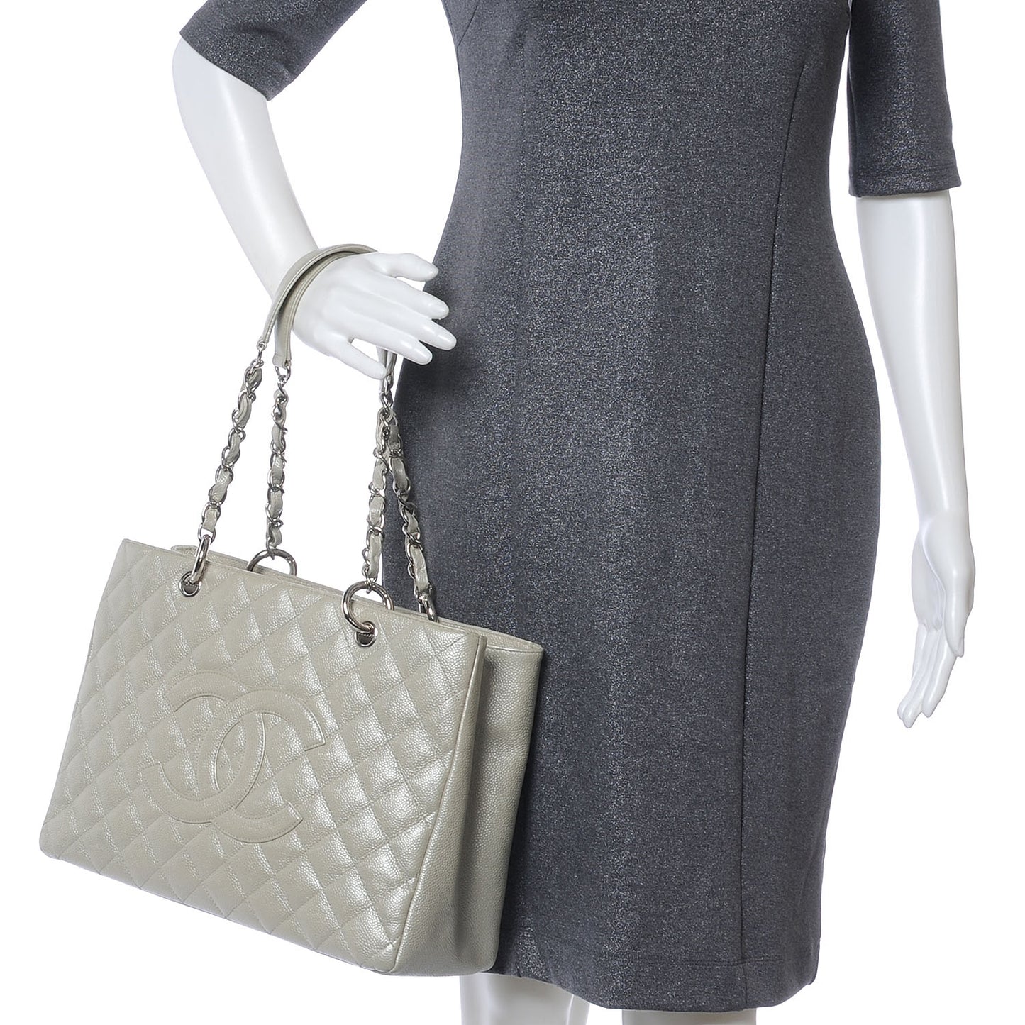 Caviar Grand Shopping Tote GST Champagne