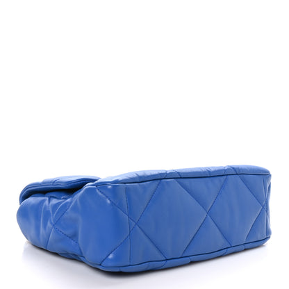 Chanel Lambskin Quilted Large Chanel 19 Flap Blue 4 of 11