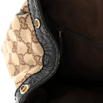 Gucci Monogram Medium Sukey Tote Beige Ebony Black 12 of 14