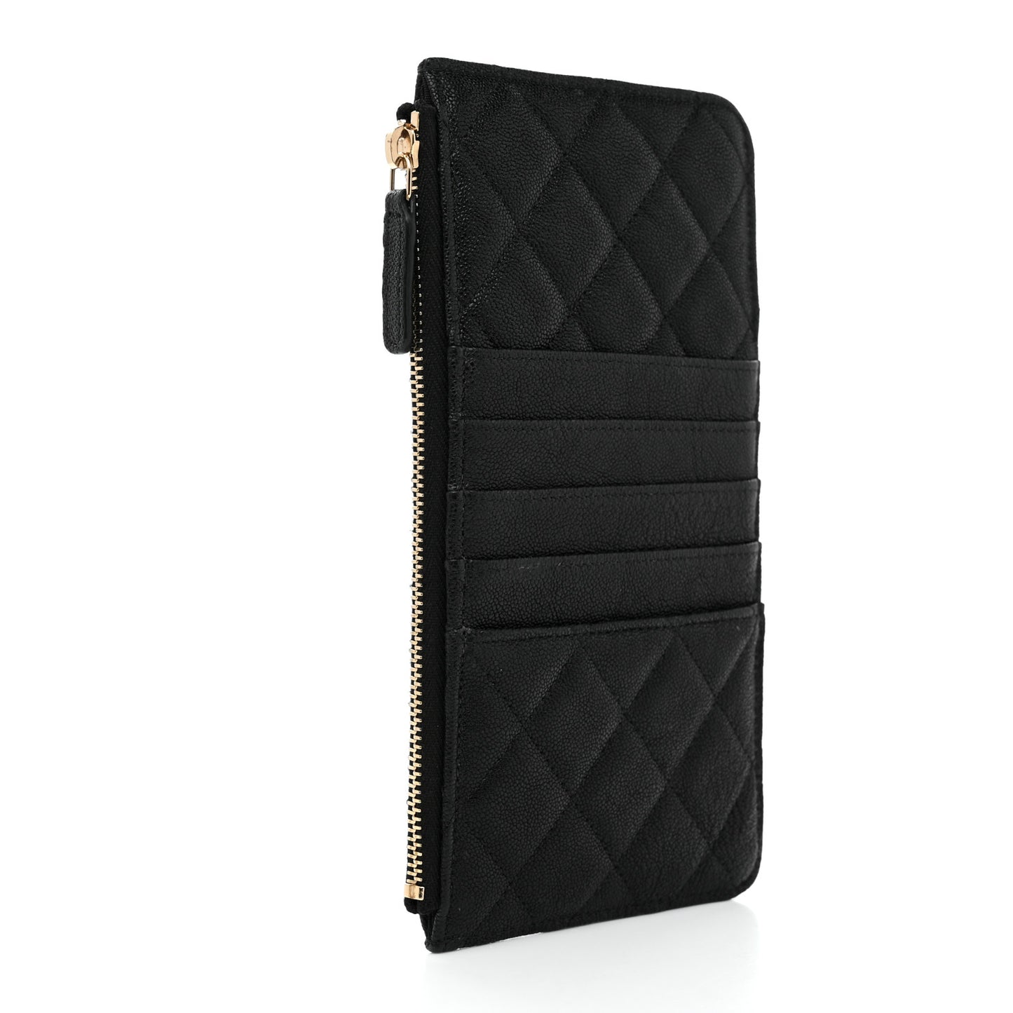 Caviar Quilted Boy iPhone Pouch Black
