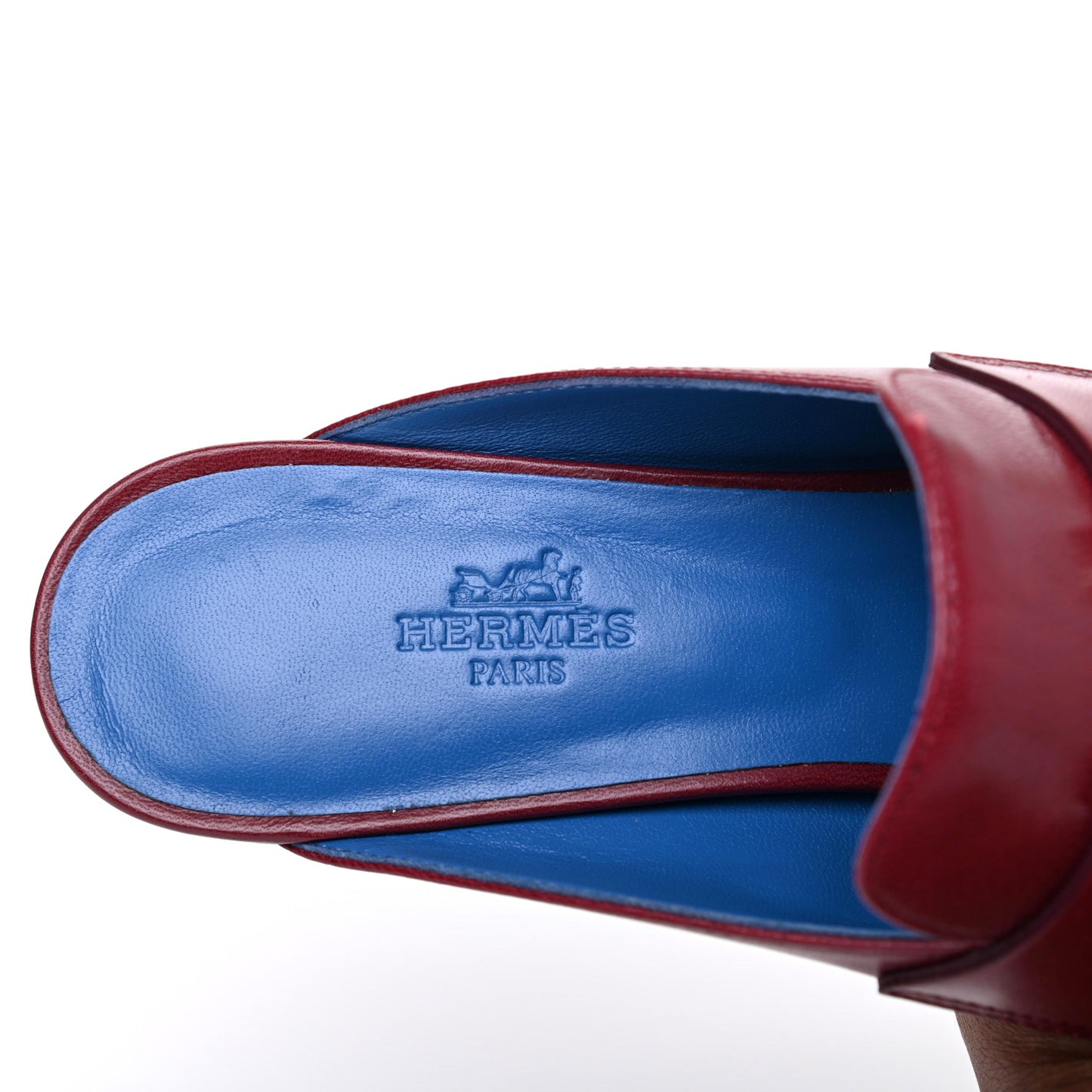 Goatskin Paradis Mules 37.5 Carmin