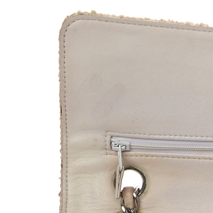 Chanel Tweed Medium Double Flap White 11 of 26