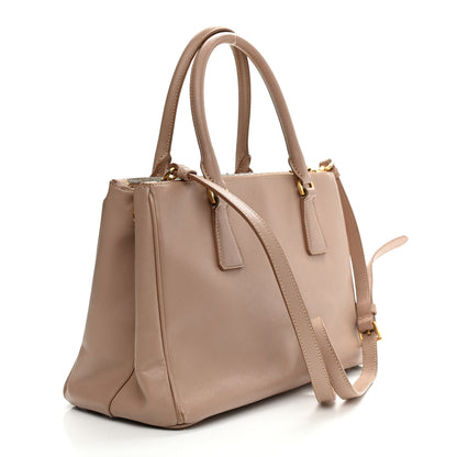 Prada Saffiano Small Galleria Double Zip Tote Cammeo 2 of 15