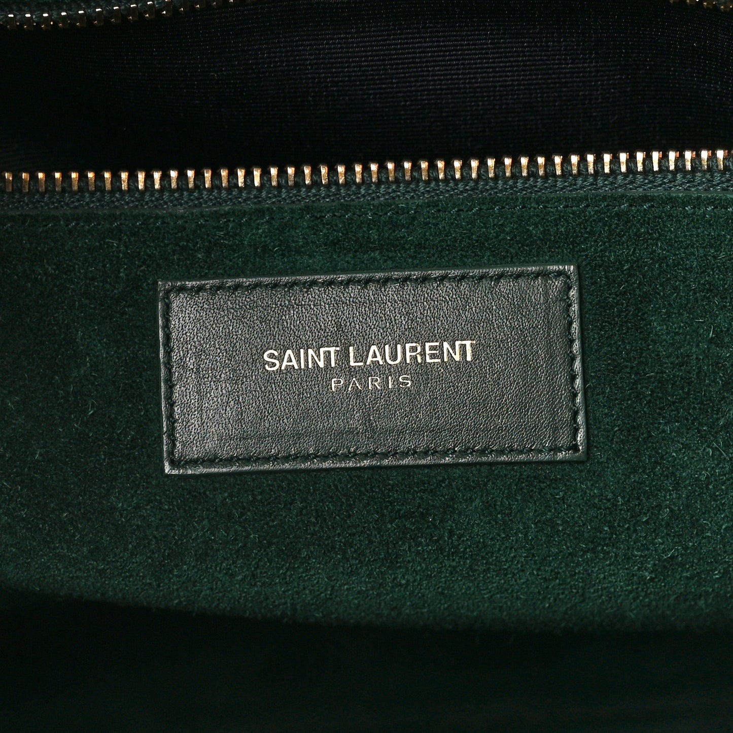 Calfskin Large Sac de Jour Carryall Dark Green
