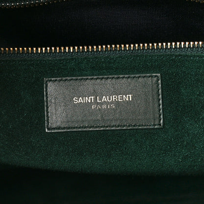 Saint Laurent Calfskin Large Sac de Jour Carryall Dark Green 8 of 16