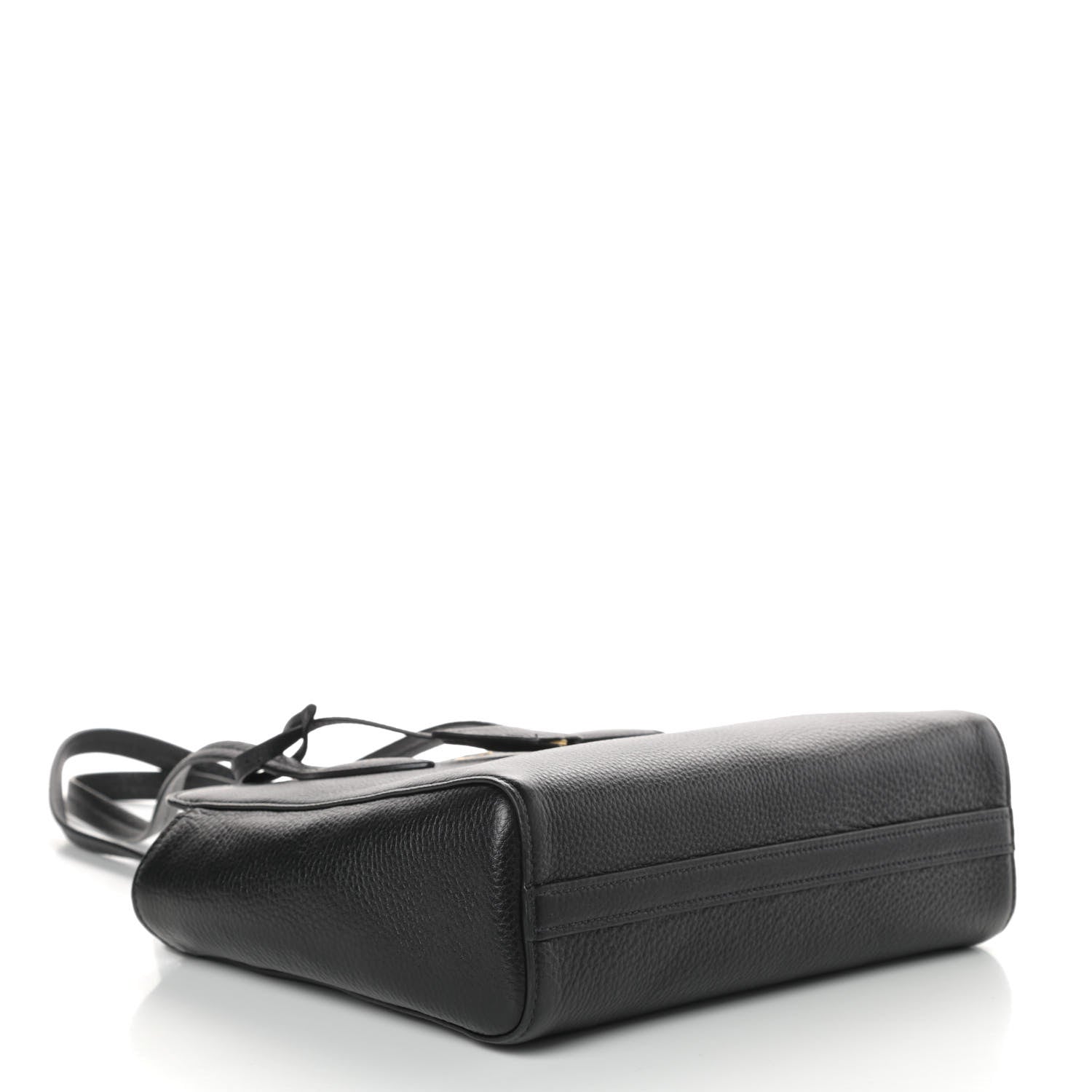 Prada Vitello Daino Shopping Tote Black 4 of 9