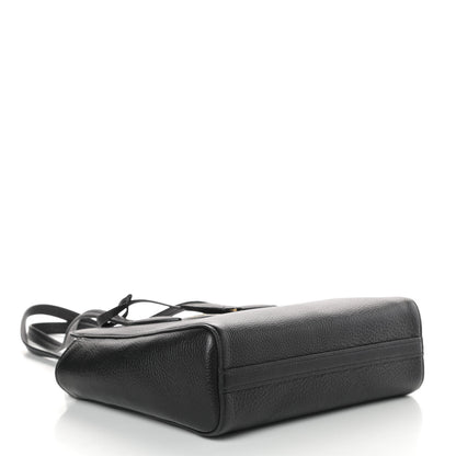 Prada Vitello Daino Shopping Tote Black 4 of 9