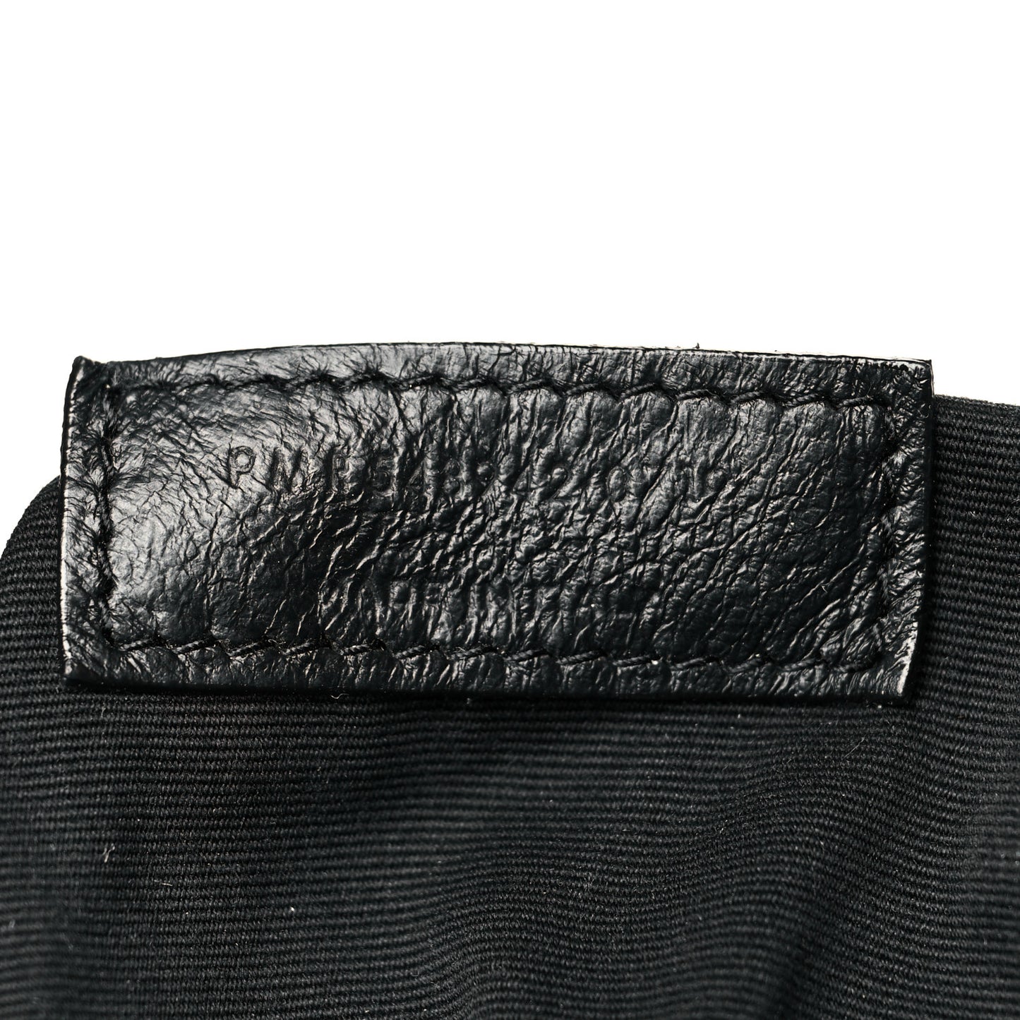 Crinkled Calfskin Crocodile Embossed Monogram Medium Niki Chain Satchel Black