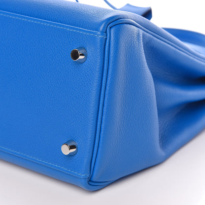 Hermes Evercolor Kelly Retourne 32 Bleu Hydra 9 of 10