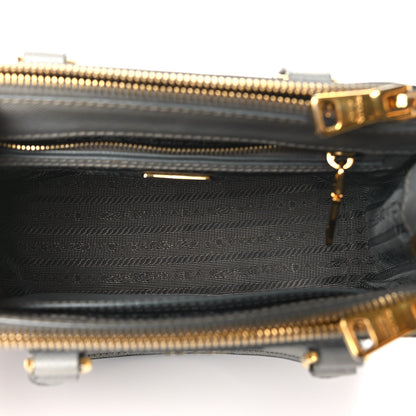 Prada Saffiano Mini Galleria Double Zip Tote Marmo 5 of 12