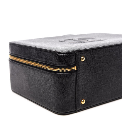 Chanel Caviar CC Vanity Case Black 8 of 10