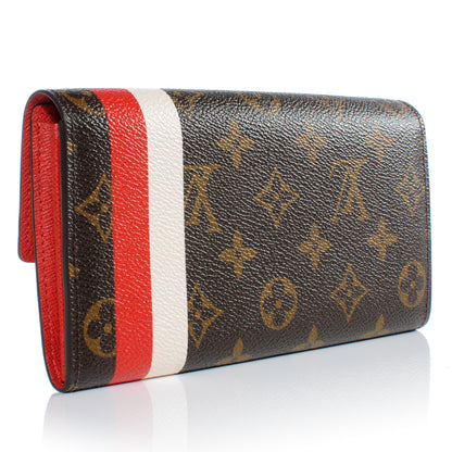Louis Vuitton Monogram Groom Sarah Wallet Red 3 of 7