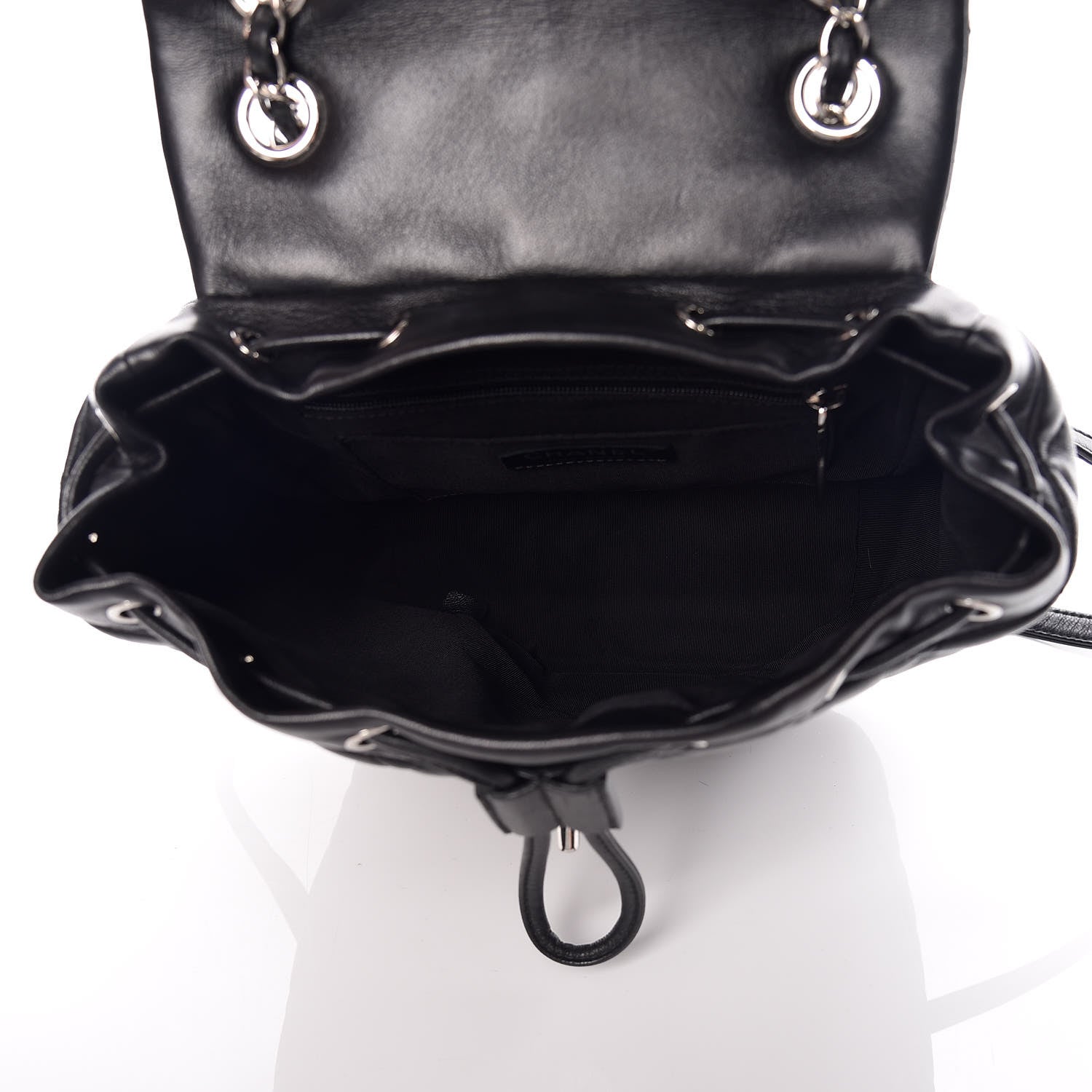 Chanel Lambskin Quilted Small Urban Spirit Backpack Black 6 of 10