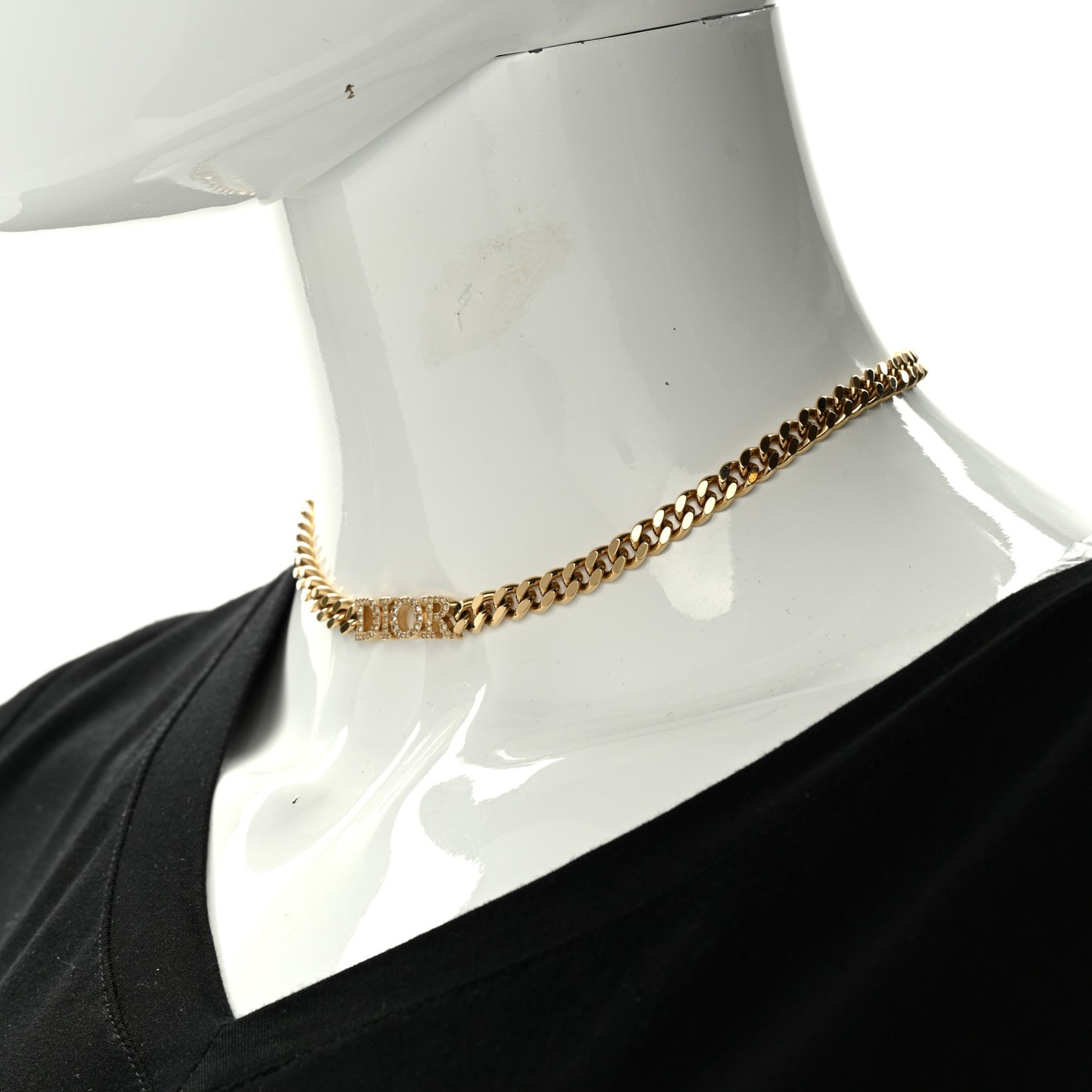 Metal Crystal Dio(r)evolution Choker Gold