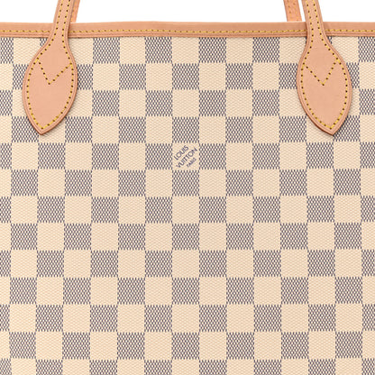 Louis Vuitton Damier Azur Neo Neverfull MM Rose Ballerine 12 of 14