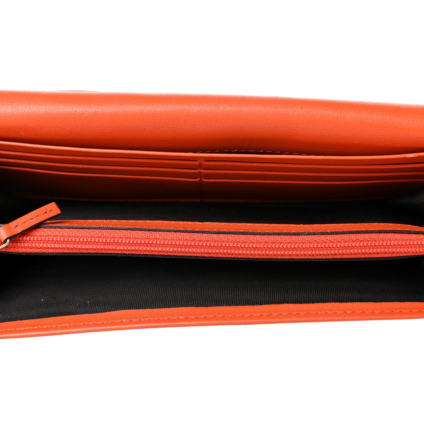 Soft Microguccissima Continental Wallet Sun Orange