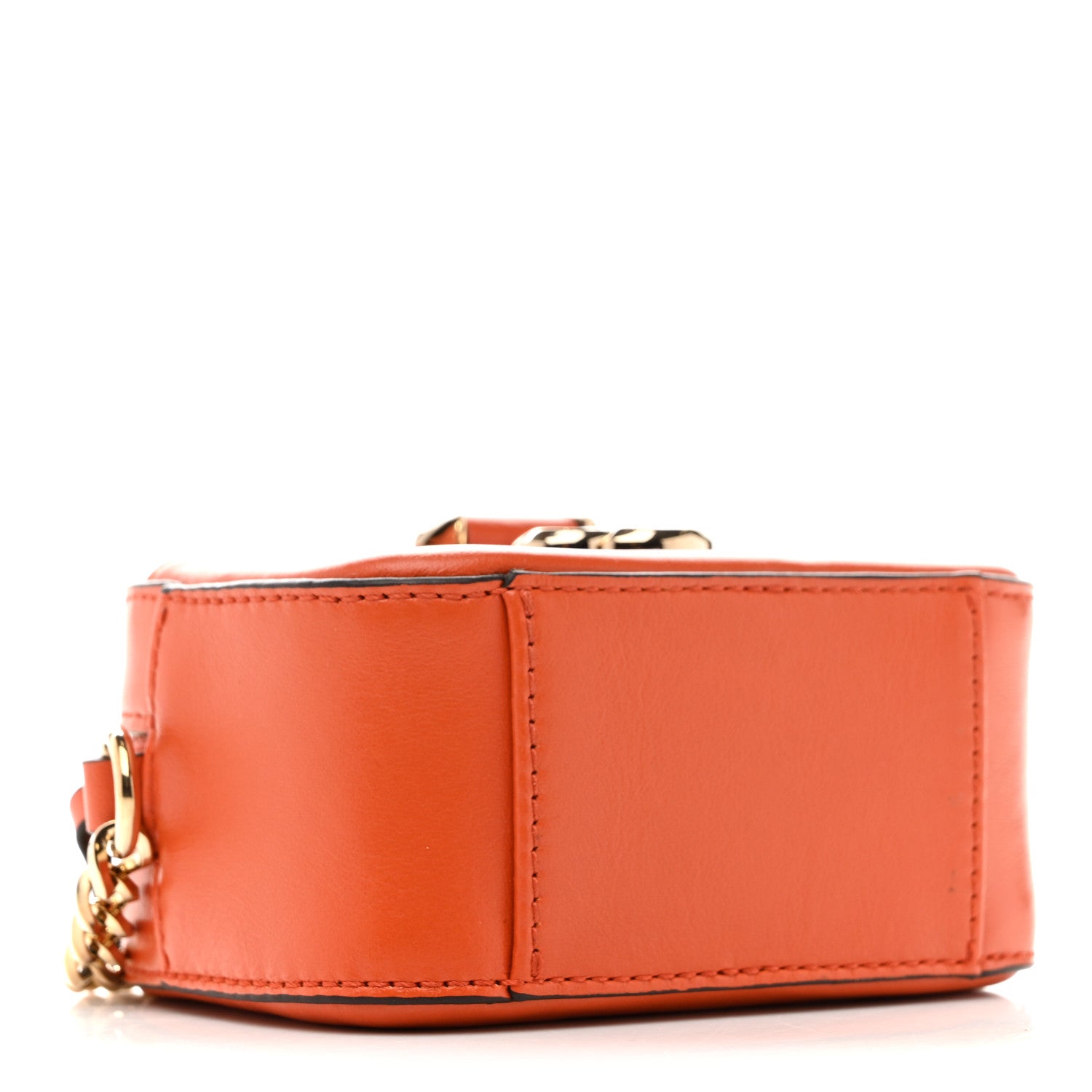 JJJSHOPJIMMY CHOO レザーケース　オレンジ 未使用級 ジミーチュウ JIMMY CHOO レザー 6連キーケース スタッズ