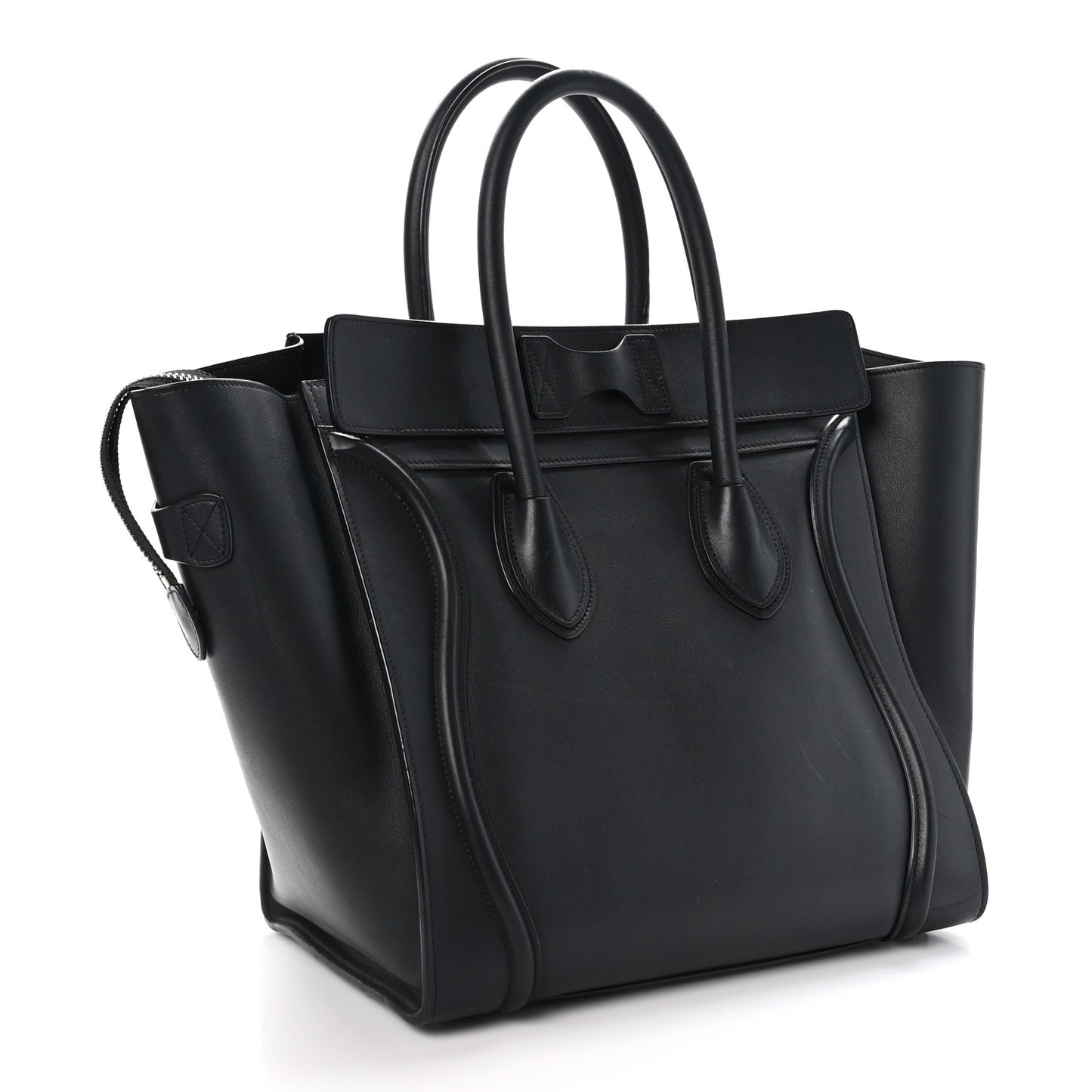 Smooth Calfskin Mini Luggage Black