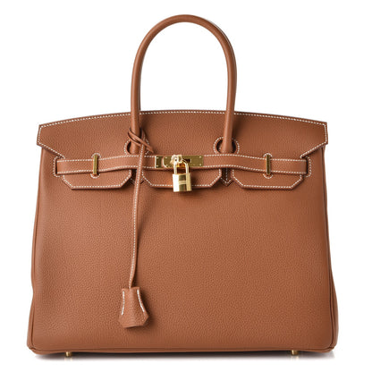 Hermes Togo Birkin 35 Gold 1 of 36