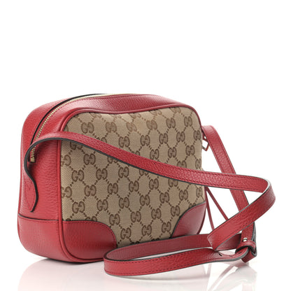 Gucci Monogram Mini Bree Messenger Bag Red 3 of 9