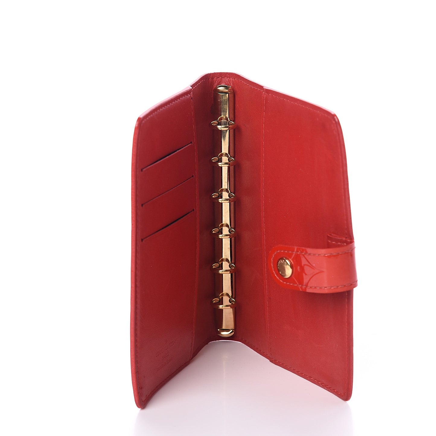 Vernis Small Ring Agenda Cover Red