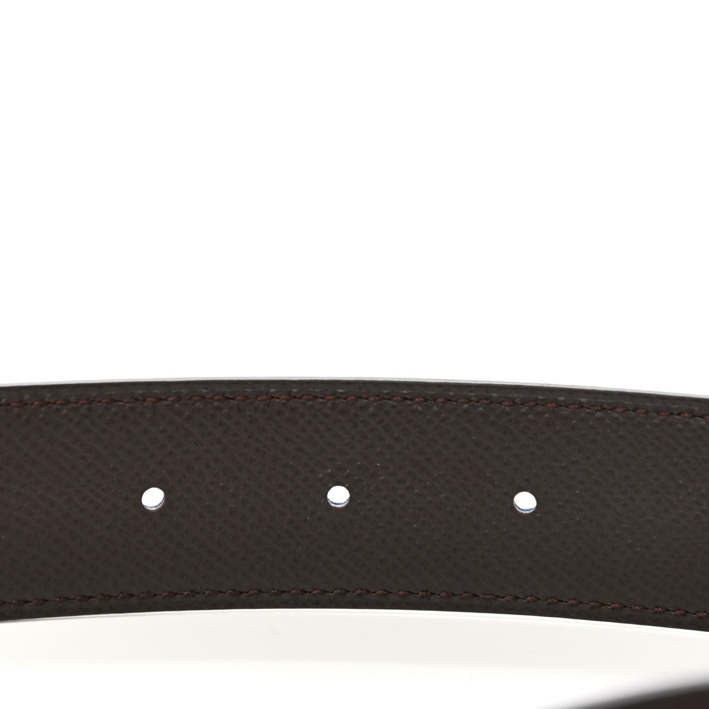 Epsom 32mm Belt Strap 90 Bleu Electrique Chocolate