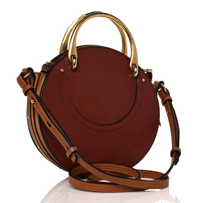 Chloe Shiny Goatskin Smooth Calfskin Suede Small Pixie Bag Saffron Red 3 of 14