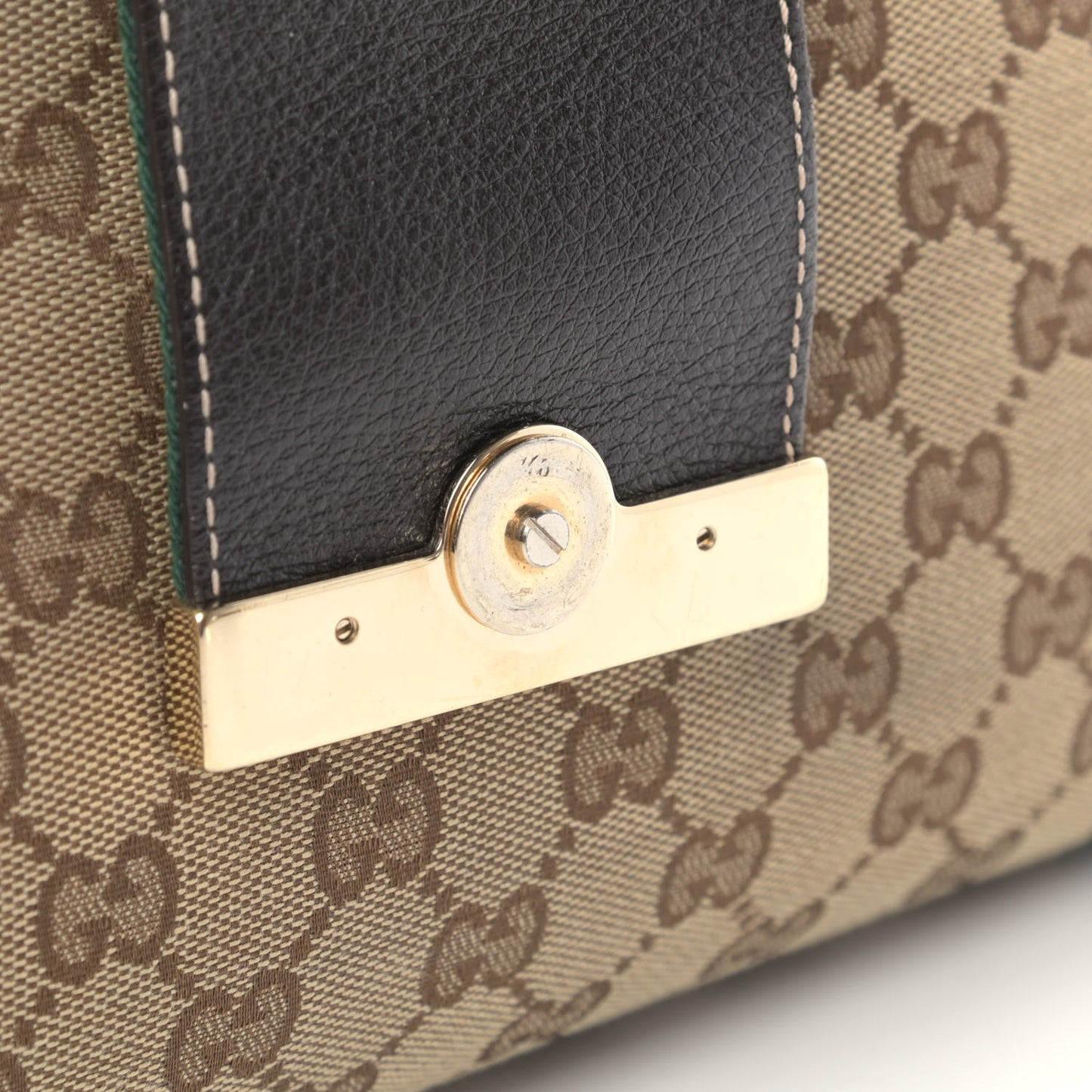 Monogram Medium New Ladies Web Tote Ebony