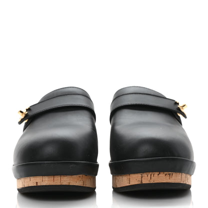 Chanel Calfskin CC Turn Lock Clogs 38 Black 2 of 7