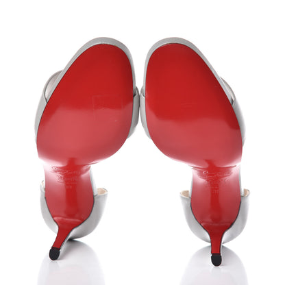Christian Louboutin Nappa 100 Sandals 39 Gris 5 of 14