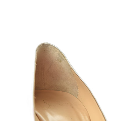 Christian Louboutin Kid Decollete 554 85 Pumps 37 White 20 of 23