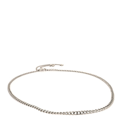 Chanel Enamel CC Ceinture Fantai Adjustable Belt Silver White 2 of 3