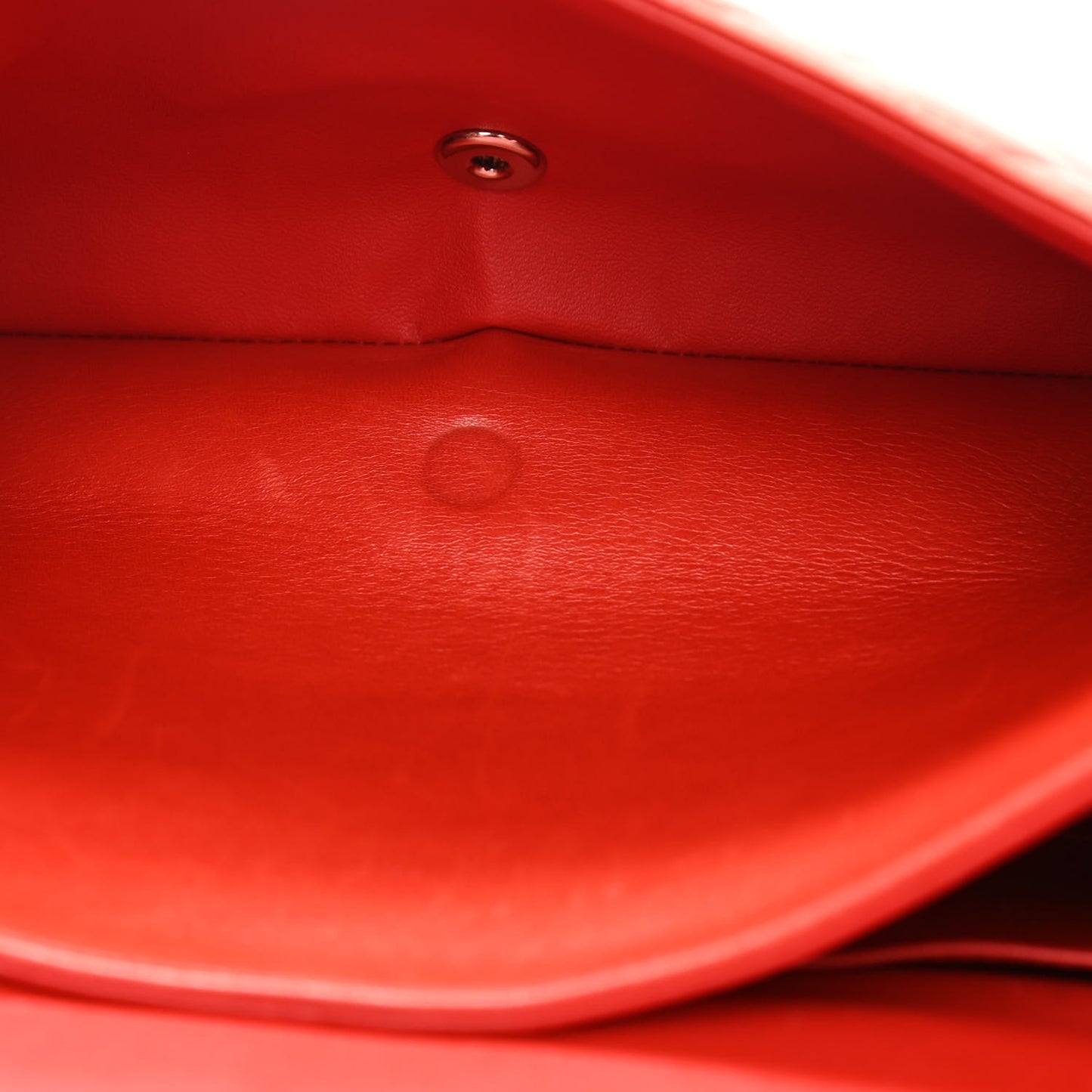 Lambskin Quilted Maxi Double Flap Red