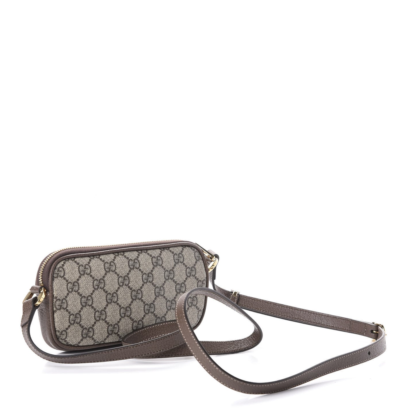 GG Supreme Monogram Web Mini Ophidia GG Bag Brown