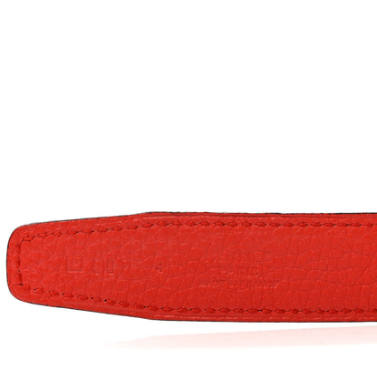 Hermes Swift Togo Rivale 18 Belt 90 Capucine Chocolate 3 of 6