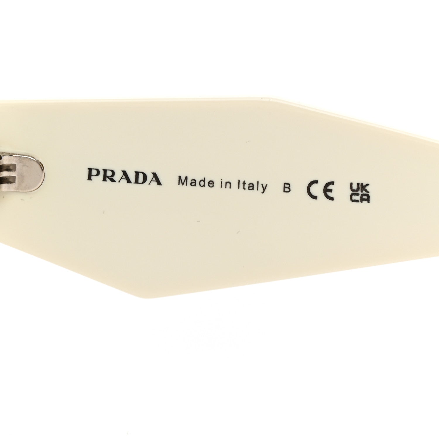 Prada Acetate Symbole Sunglasses SPR 07Y-F White White 5 of 7