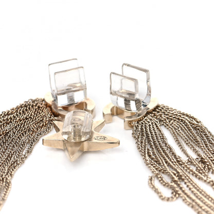 Chanel Crystal Chain CC Dangle Earphone Charms Gold 3 of 3