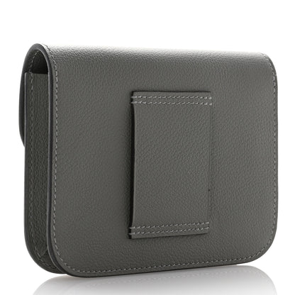 Hermes Evercolor Constance Slim Wallet Gris Meyer 4 of 9