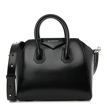 Givenchy Shiny Lord Calfskin Mini Antigona Black 1 of 10