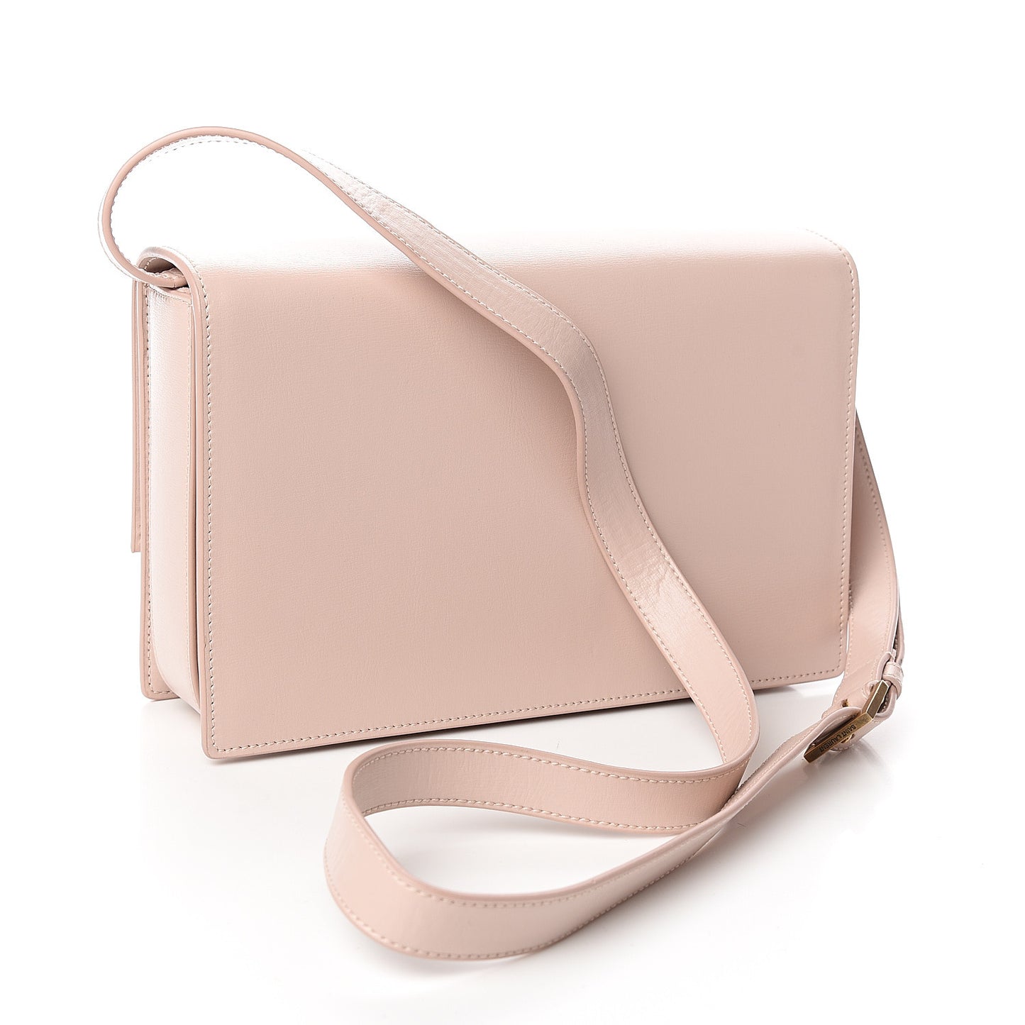 Smooth Calfskin Suede Medium Bellechasse Bag Marble Pink