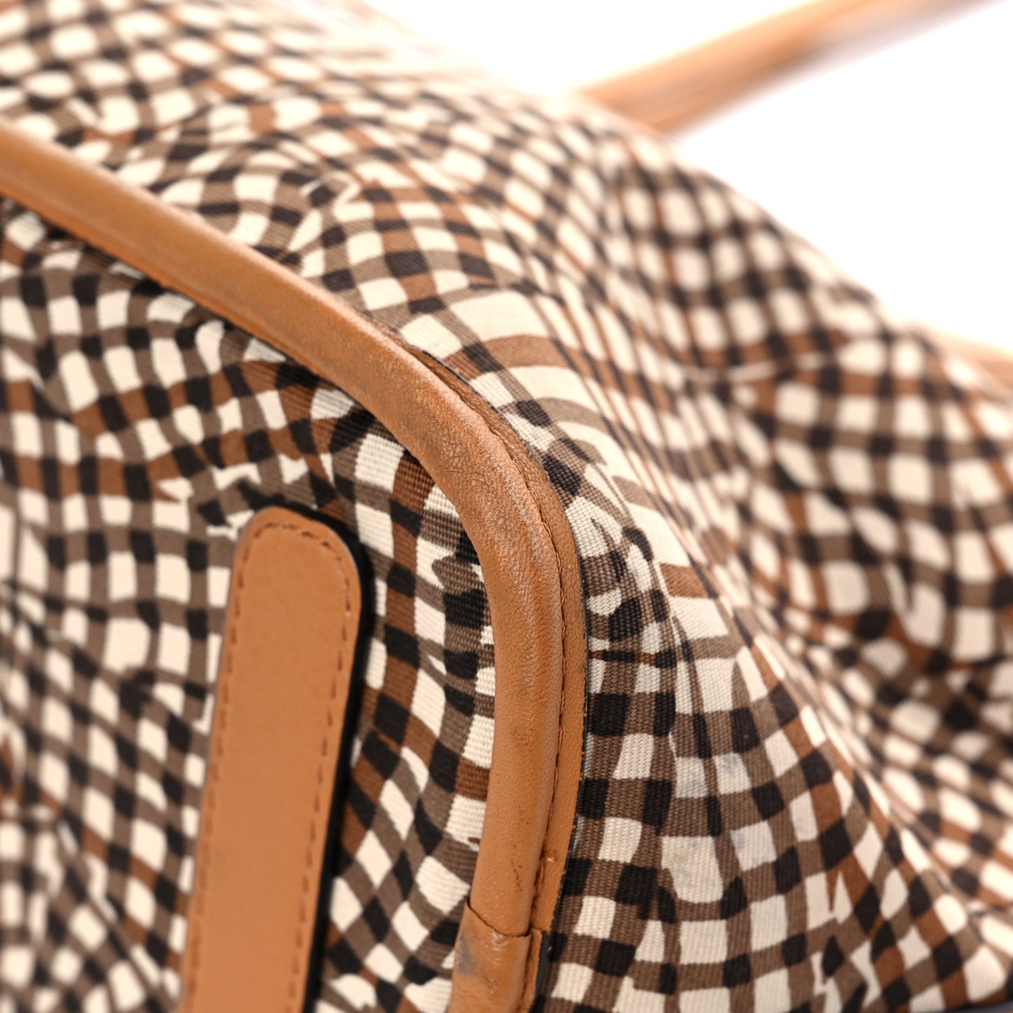 Visetos Medium Project Reversible Shopper Tote Cognac