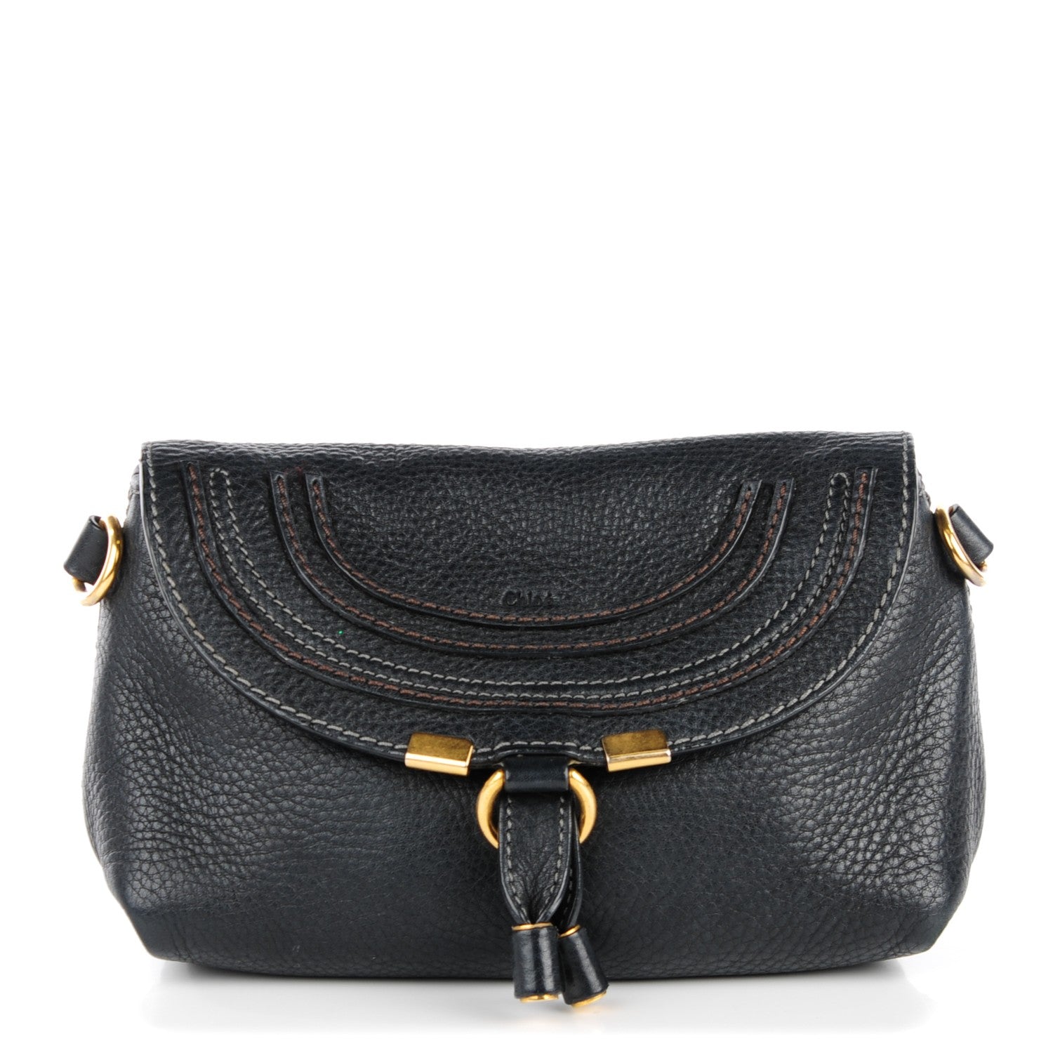 Chloe Calfskin Marcie Pochette Crossbody Bag Black 1 of 8