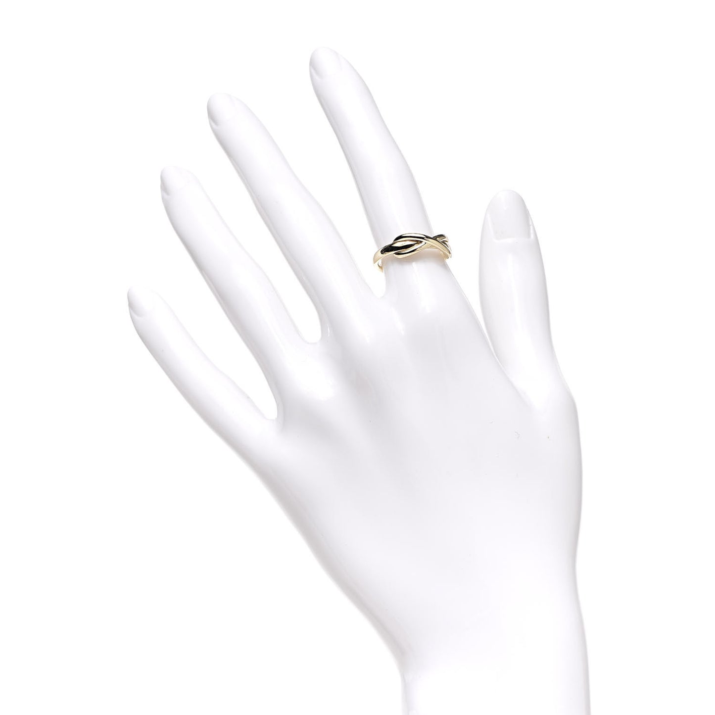 18K Yellow Gold Infinity Ring 48 4.5