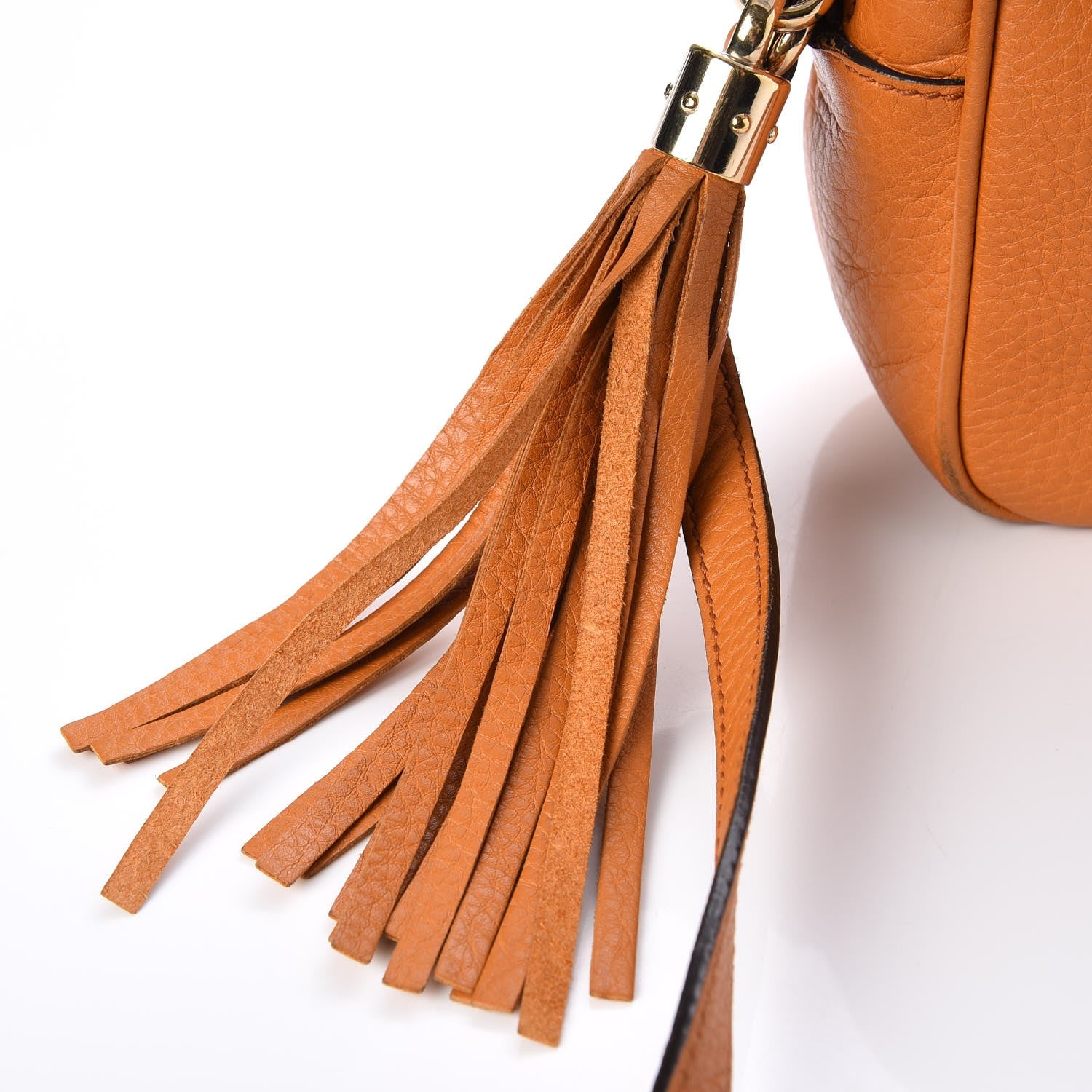 Gucci Pebbled Calfskin Small Soho Disco Bag Curcuma 8 of 12