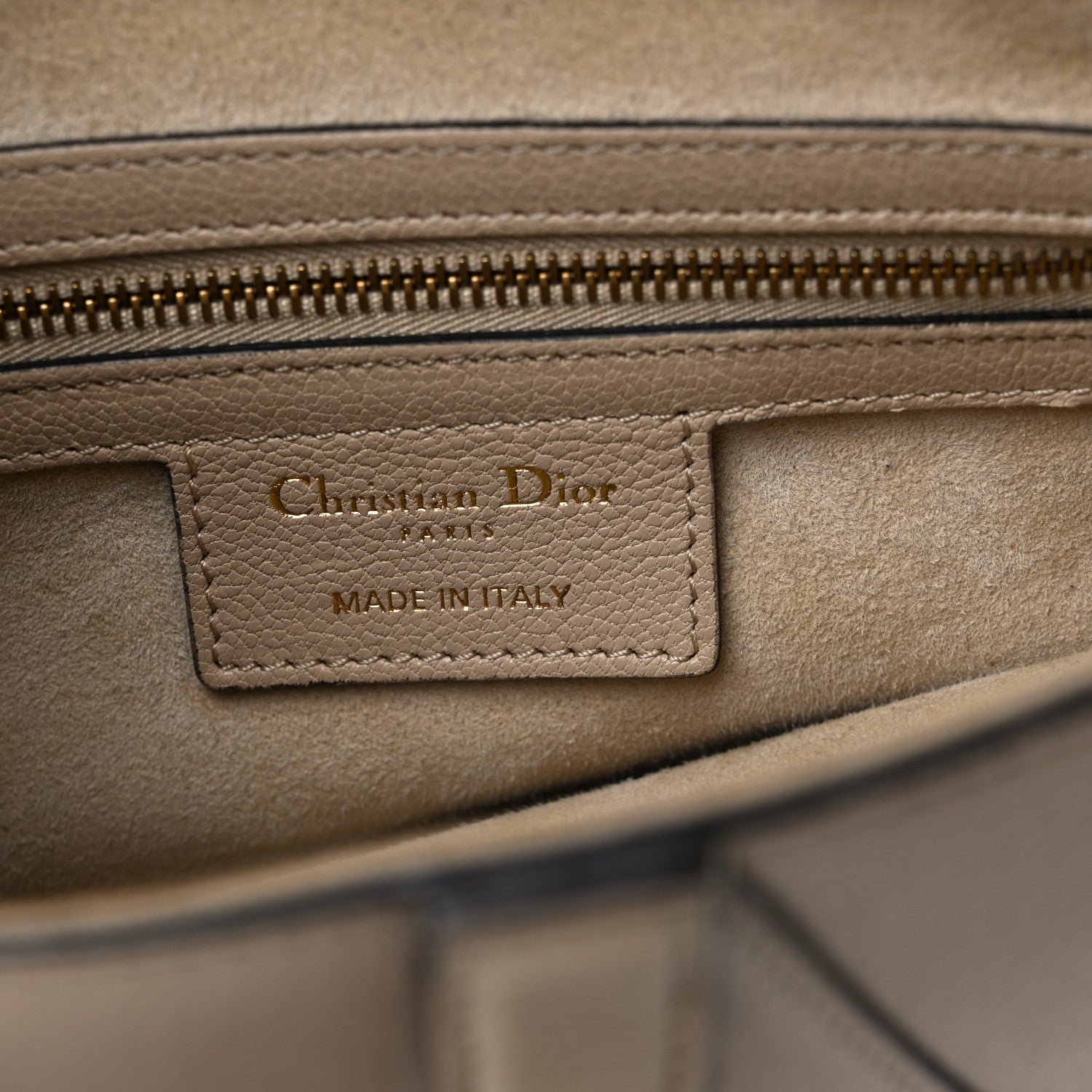 Christian Dior Shiny Goatskin Saddle Bag Corda 6 of 12