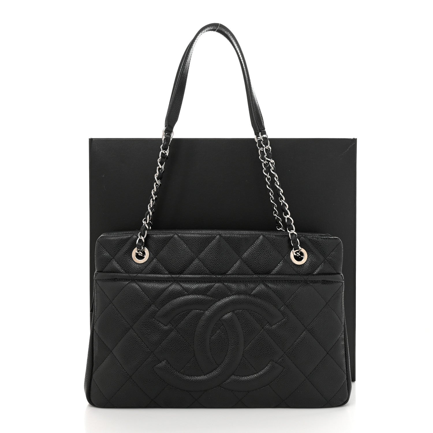 Chanel Caviar Quilted Timeless CC Soft Tote Black 11 of 11