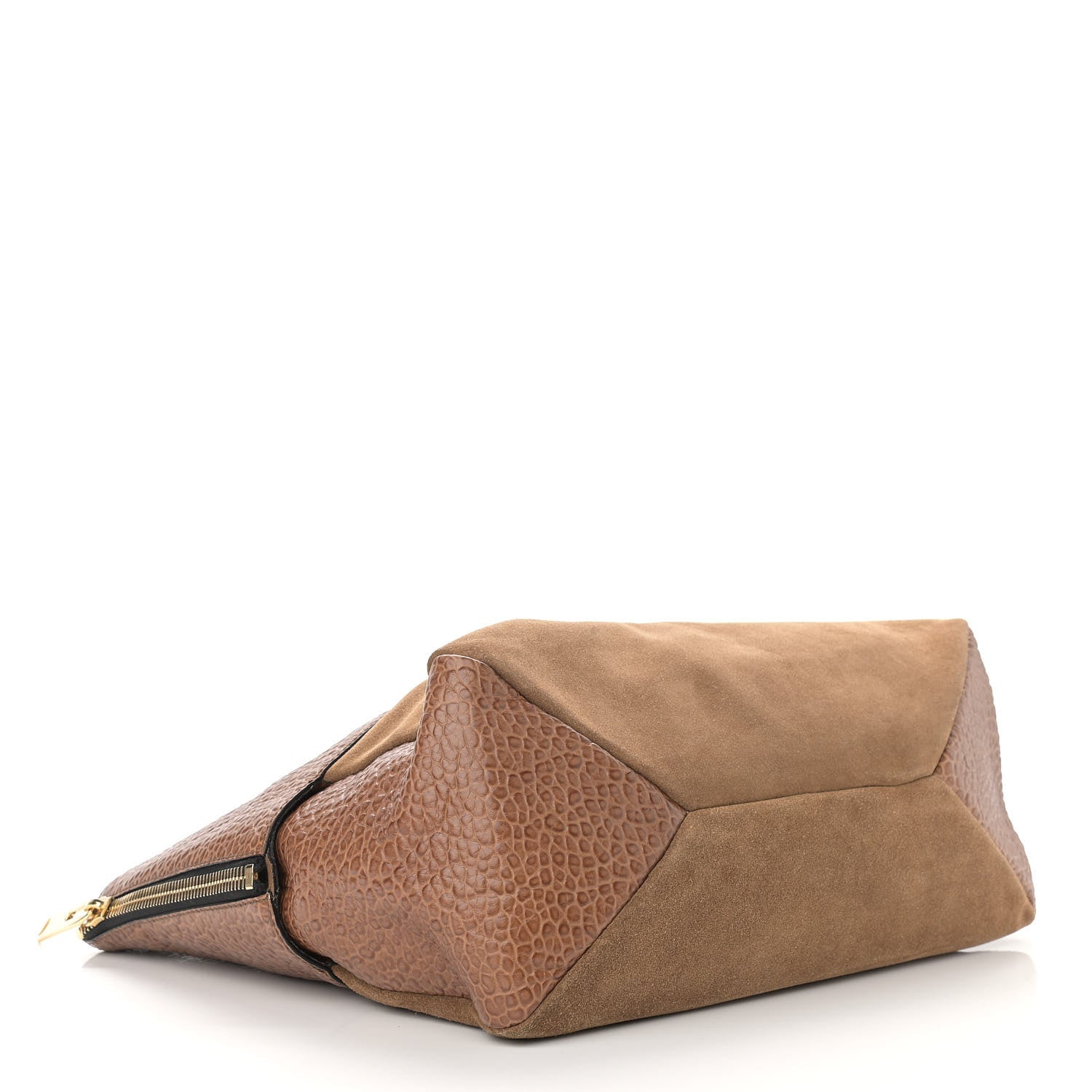 Burberry Signature Grain Suede Medium Callaghan Tote Camel 4 of 11