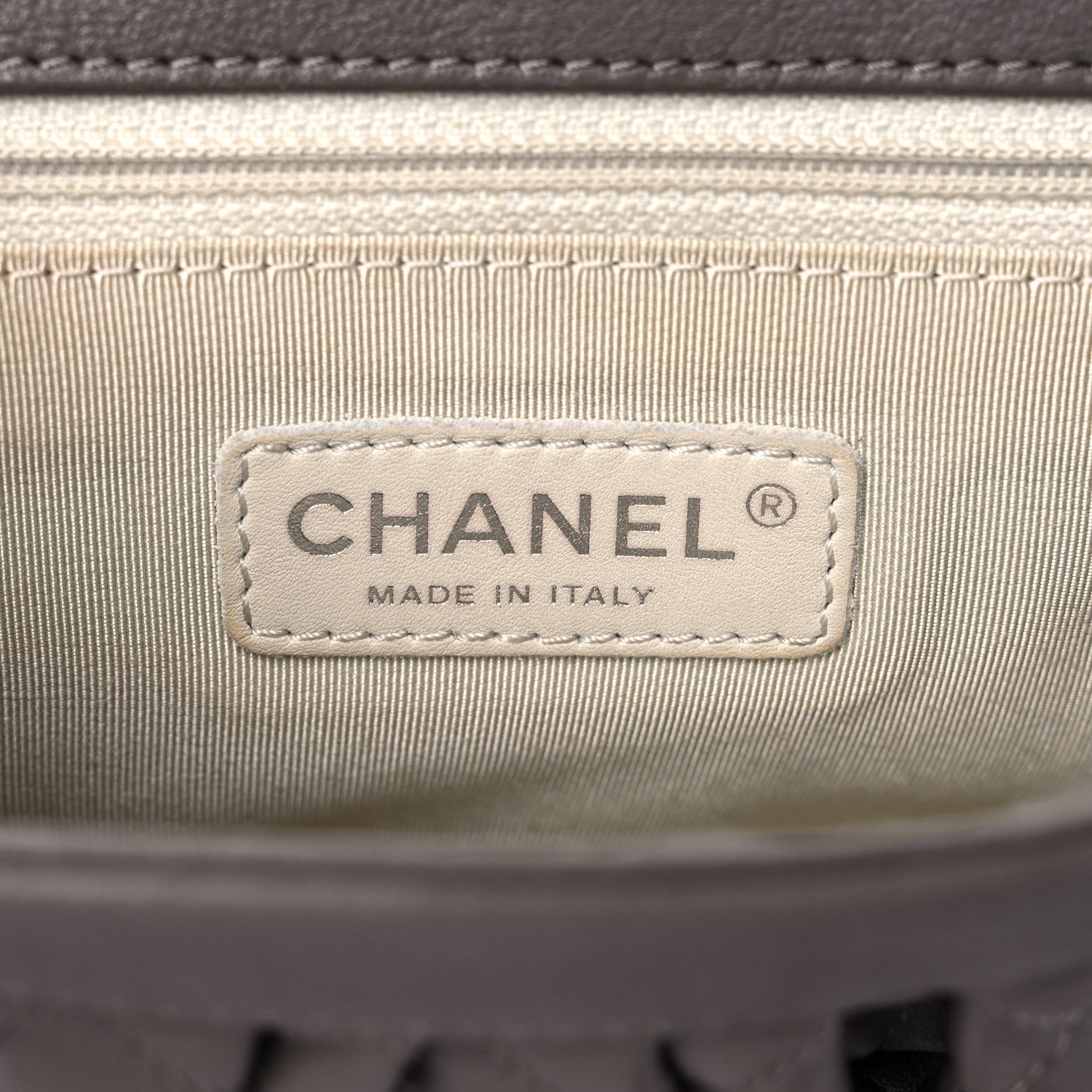 Chanel Washed Lambskin Quilted Mini Chain Around Flap Taupe 6 of 19