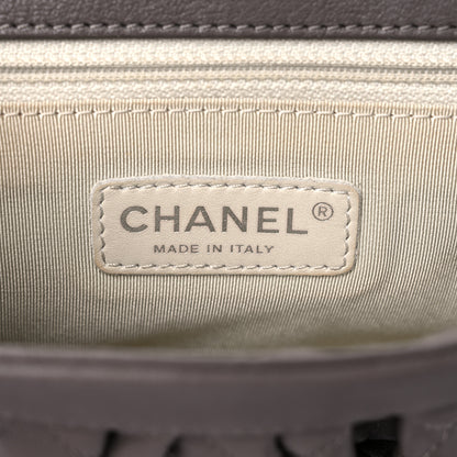 Chanel Washed Lambskin Quilted Mini Chain Around Flap Taupe 6 of 19