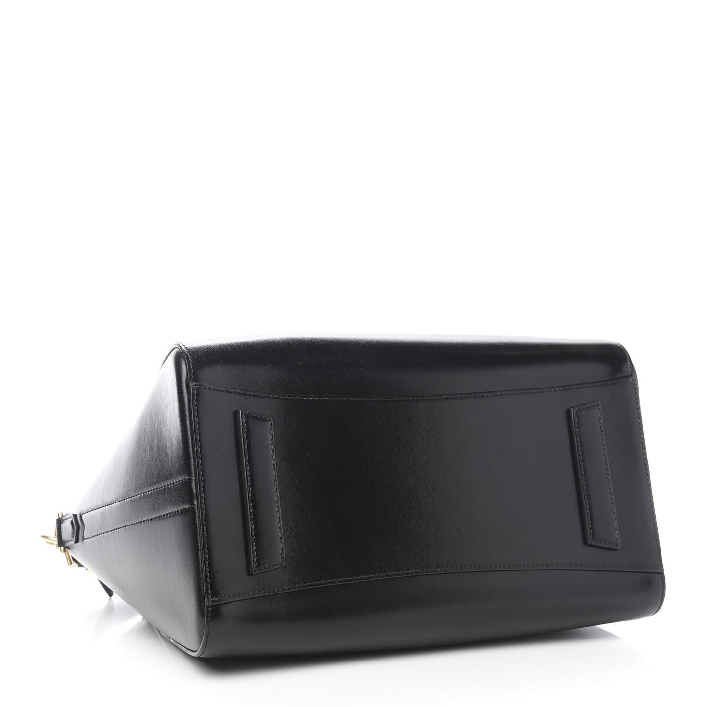 Shiny Lord Calfskin Medium Antigona Black